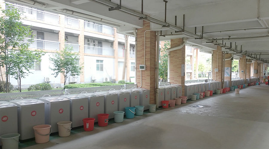 好評度高！江門一中學校又雙叒續(xù)單金環(huán)電器共享洗衣機