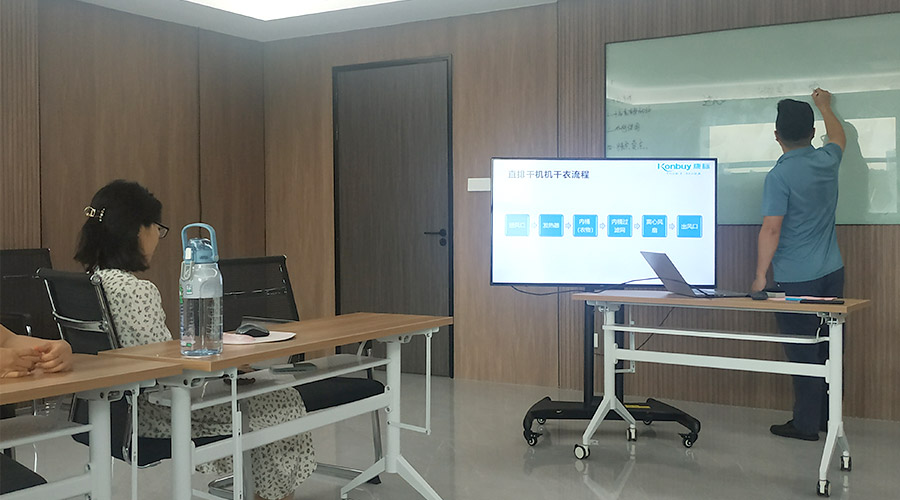 強(qiáng)化知識(shí) 提升技能！金環(huán)電器開(kāi)展衣物烘干機(jī)產(chǎn)品知識(shí)培訓(xùn)