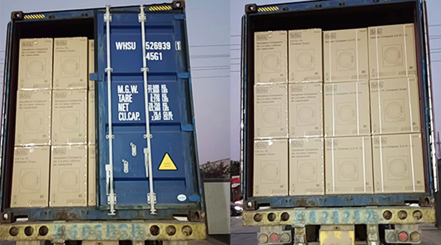 不分晝夜！完成客戶滾筒衣服烘干機(jī)發(fā)貨是職責(zé)所在