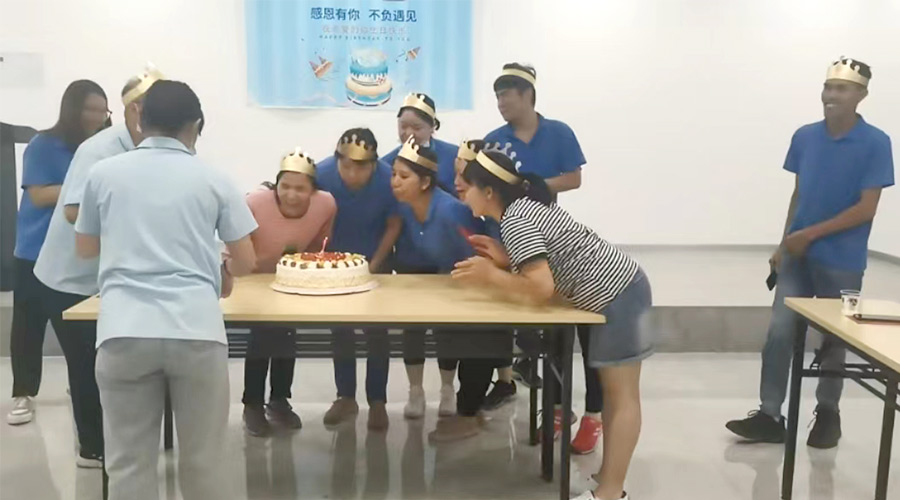 金環(huán)電器6月份員工生日會  美好如約而至！