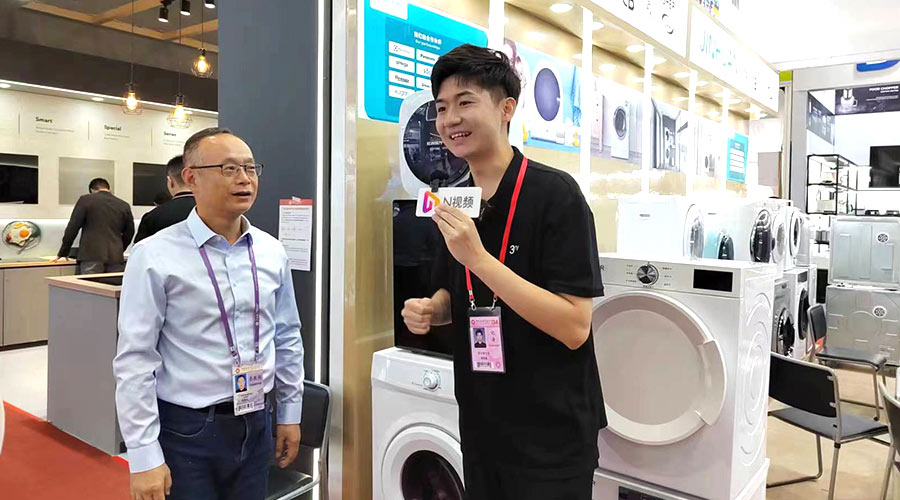 廣交會熱點！央視、新華網(wǎng)等媒體聚焦金環(huán)電器滾筒干衣機